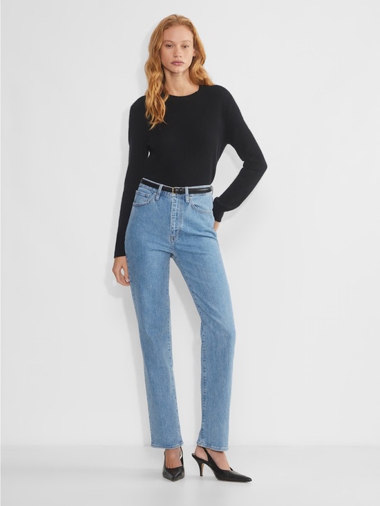 Denim Forum Denim - Aritzia Denim Forum Rowan Super Hi-Rise Straight Jean size 27